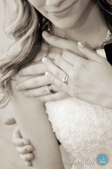 Photo alliances et mariée