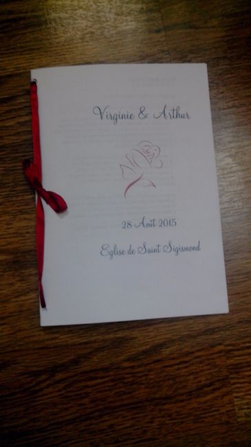 prototype livret de messe