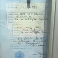 La publication de mariage