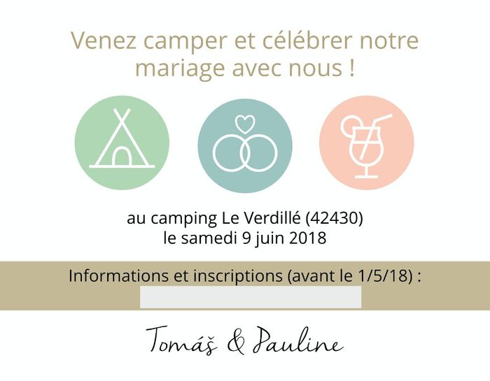 Dos des invitations