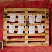 Encore une palette pour le plan de table