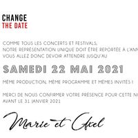 Report mariage et change the date - 1