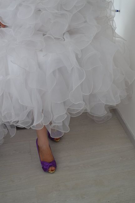 Voici les mienne violette
