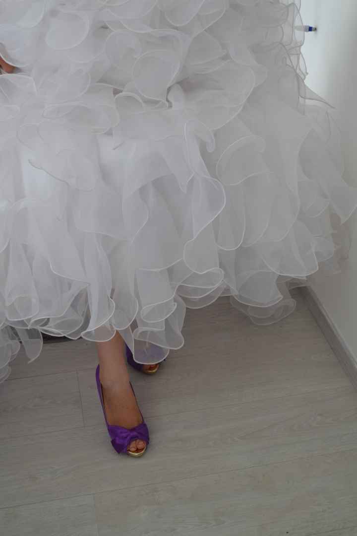 Voici les mienne violette
