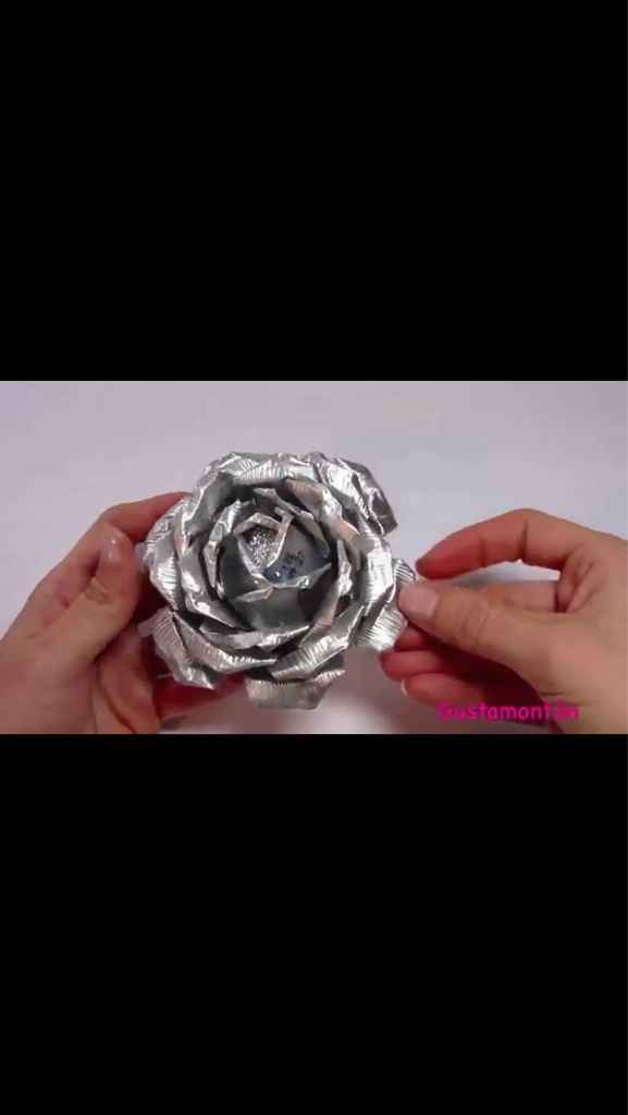 Tuto roses en aluminium diy - 1