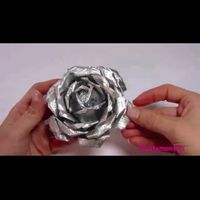 Tuto roses en aluminium diy - 1