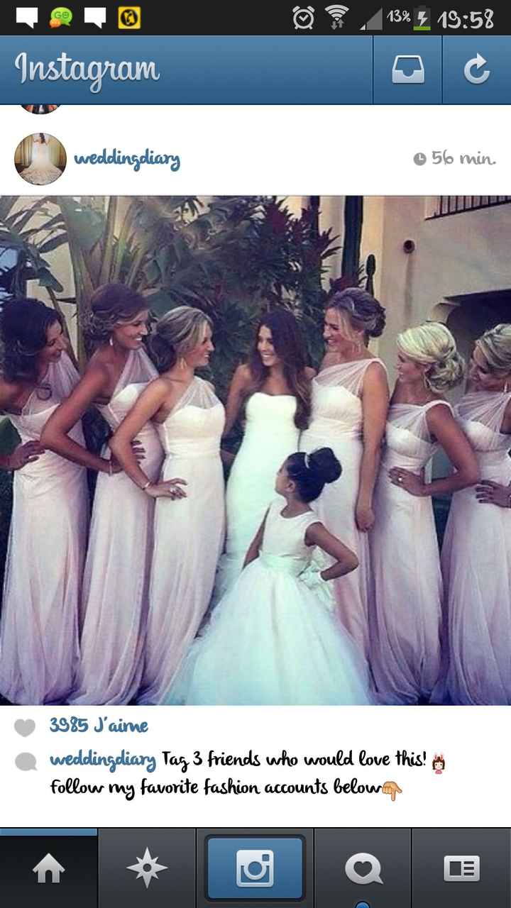 Robe demoiselle d'honneur - 1