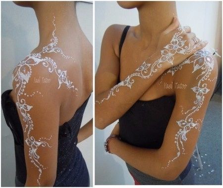 tatouage poudre de diamant !