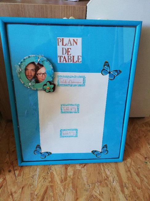 Cadre plan de table comment le faire tenir 1