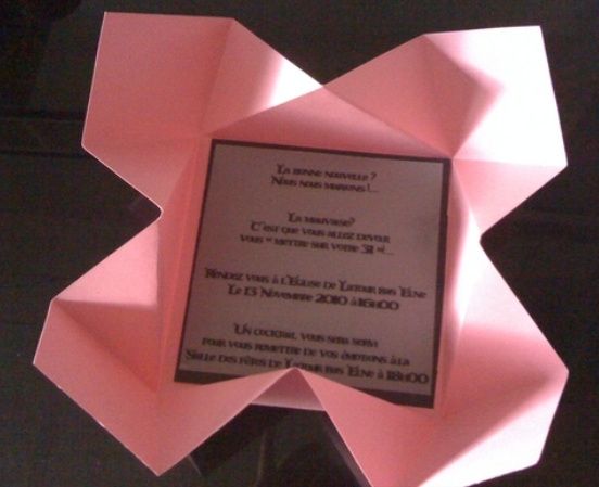 Menu origami 3/3