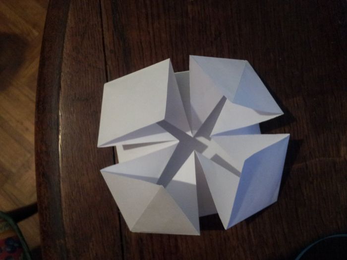 Menu origami prototype 1/2