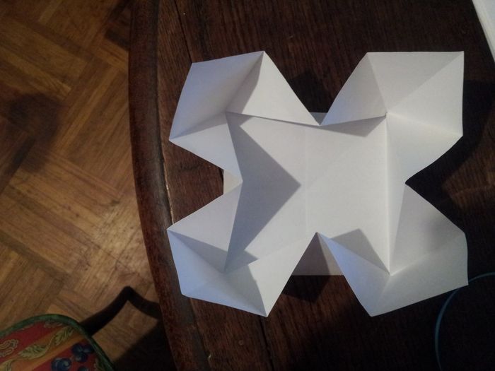 Menu origami prototype 2/2