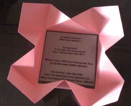 Menu origami 3/3
