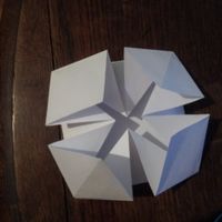 Menu origami prototype 1/2