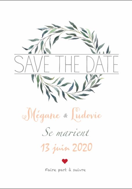 Save the date : est-ce utile ? - 1