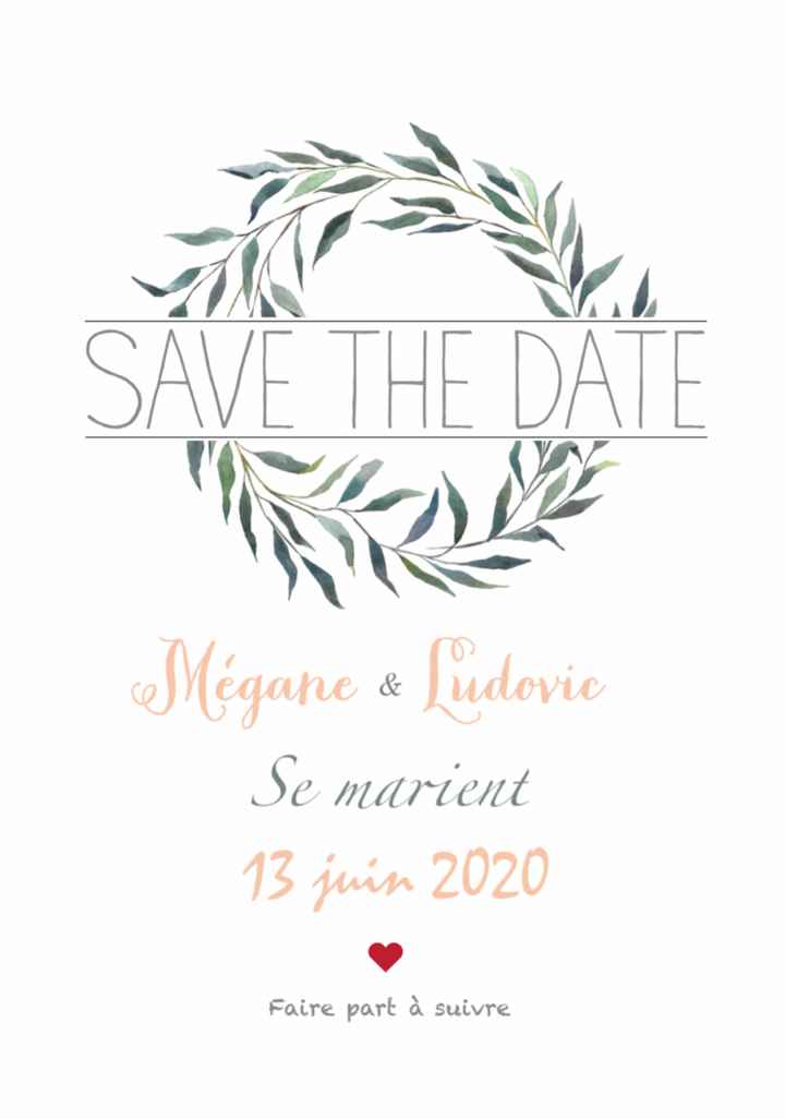 Save the date : est-ce utile ? - 1
