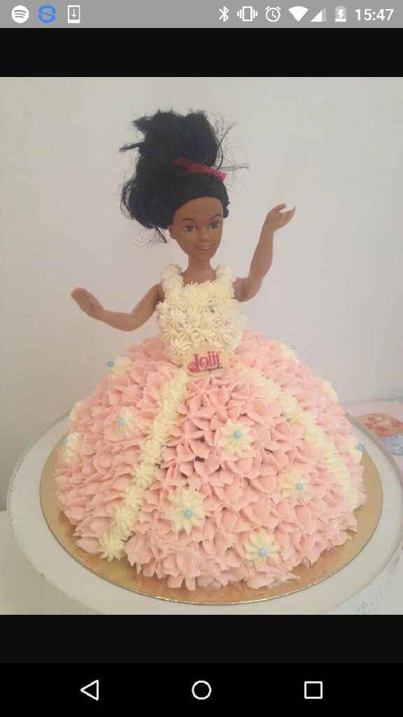 Le gâteau à l'efigie de la mariée - 1