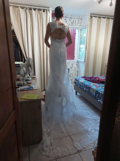 La longueur de ma robe sera ___ 1