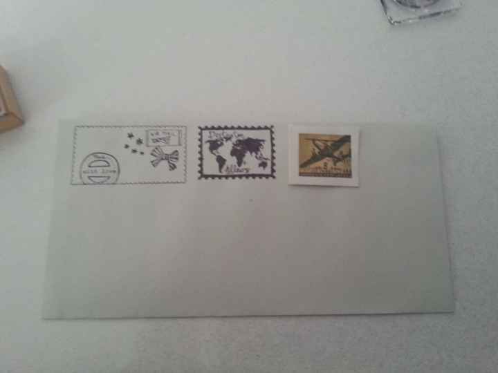 Faux timbres sur les enveloppes = problème à l'envoi? - 1