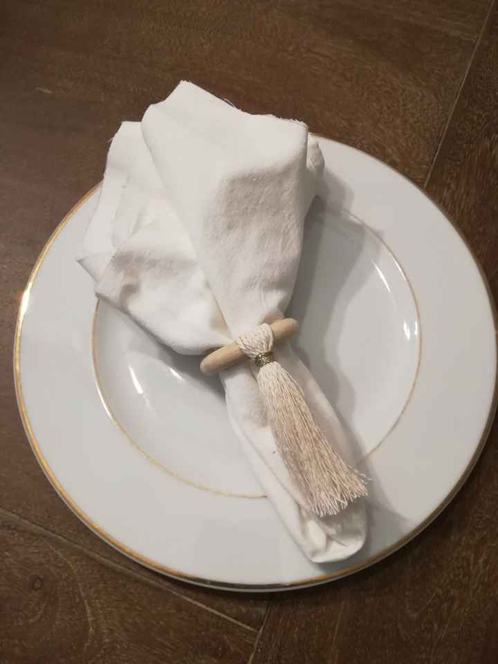 Ronds de serviette diy - 1