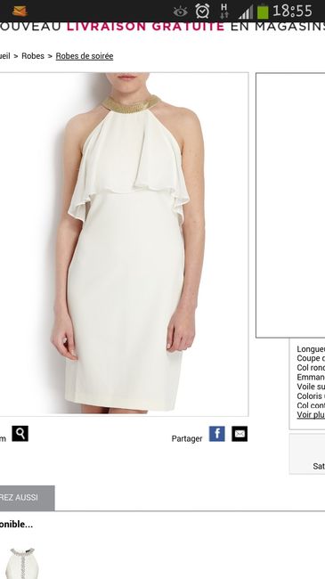 Ma belle soeur aura une robe quasi blanche au mariage.. - 1