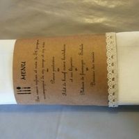 Menu theme champetre - 1