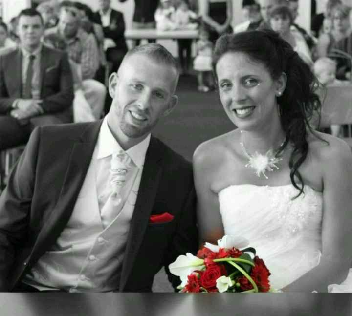 La première photo du mariage. - 1