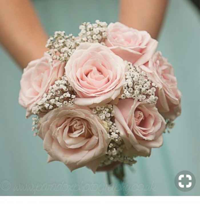 mon bouquet thème rose et blanc bohème