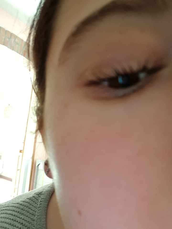 réhaussement et teinture de cils