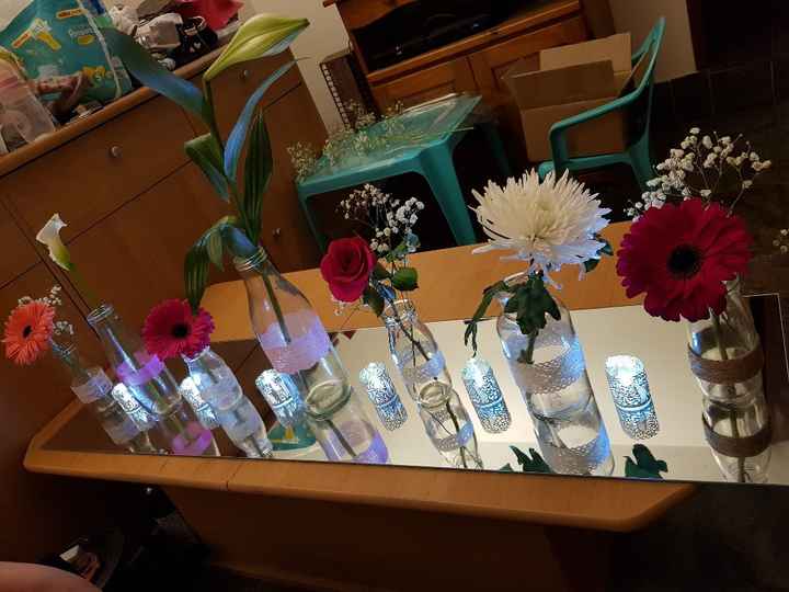centre de table soliflores