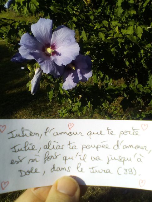 Moi aussi veux des « love notes » - 1