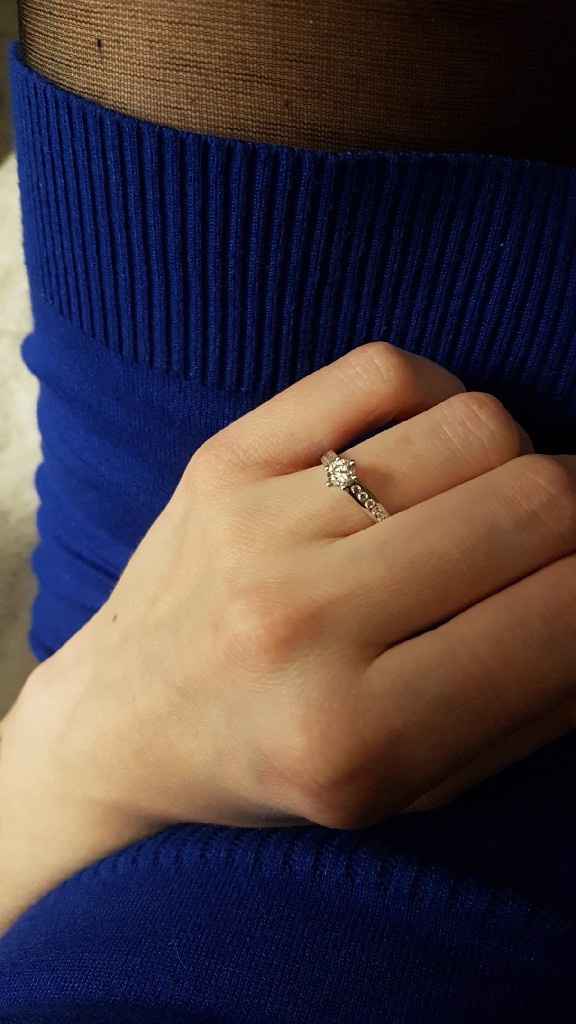 Bagues de fiançailles. - 1