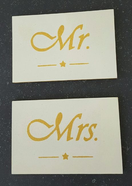 Signs mrs et mr diy - 2