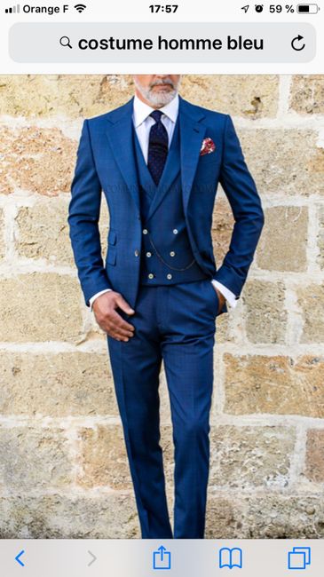 Quelle couleur pour le costume de monsieur ? - 1