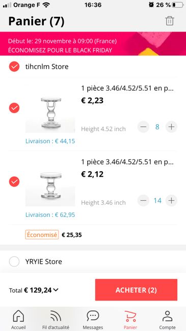 Problème bougeoirs 2