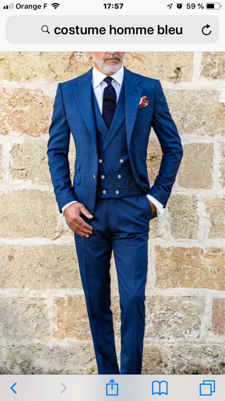 Quelle couleur pour le costume de monsieur ? - 1