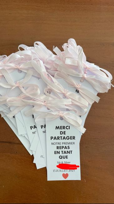 Menu des mariés 🤍 3