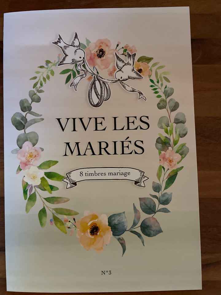 De jolis timbres pour envoyer les faire-part - 1