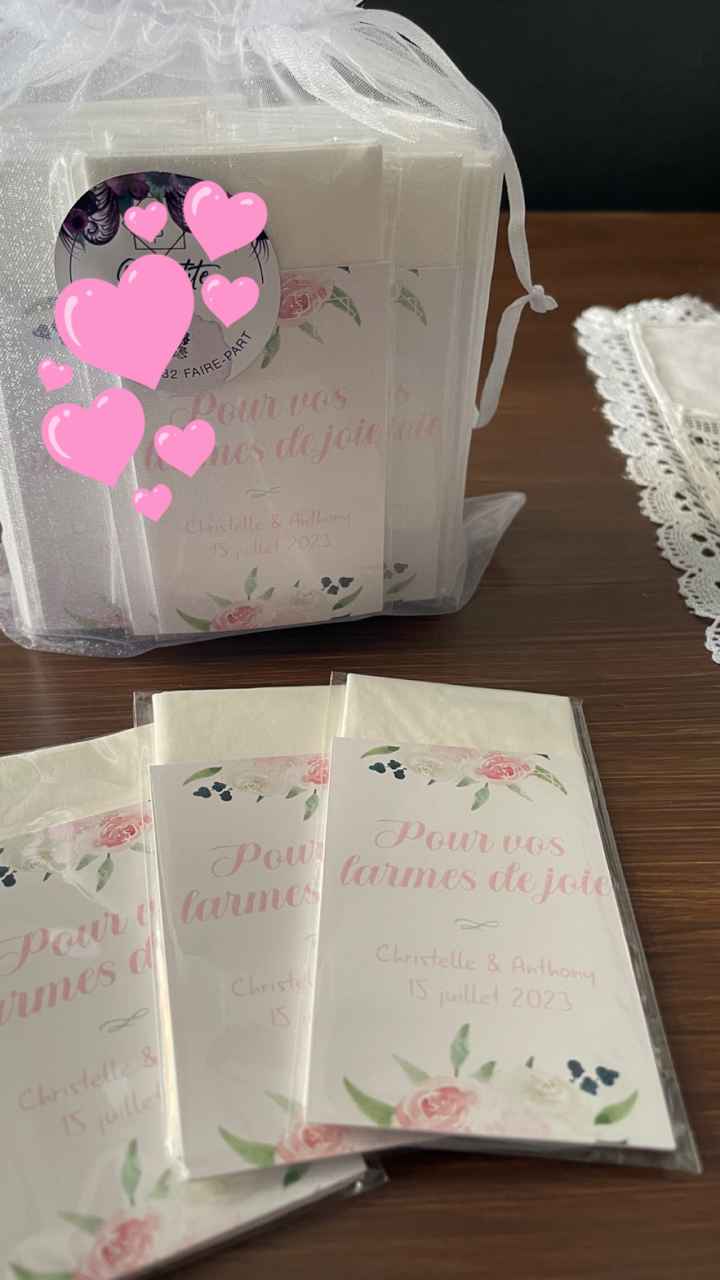 Petites attentions aux invités - 1