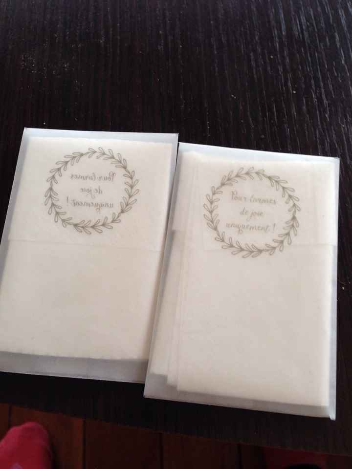 Diy mouchoirs larmes de joie - 1