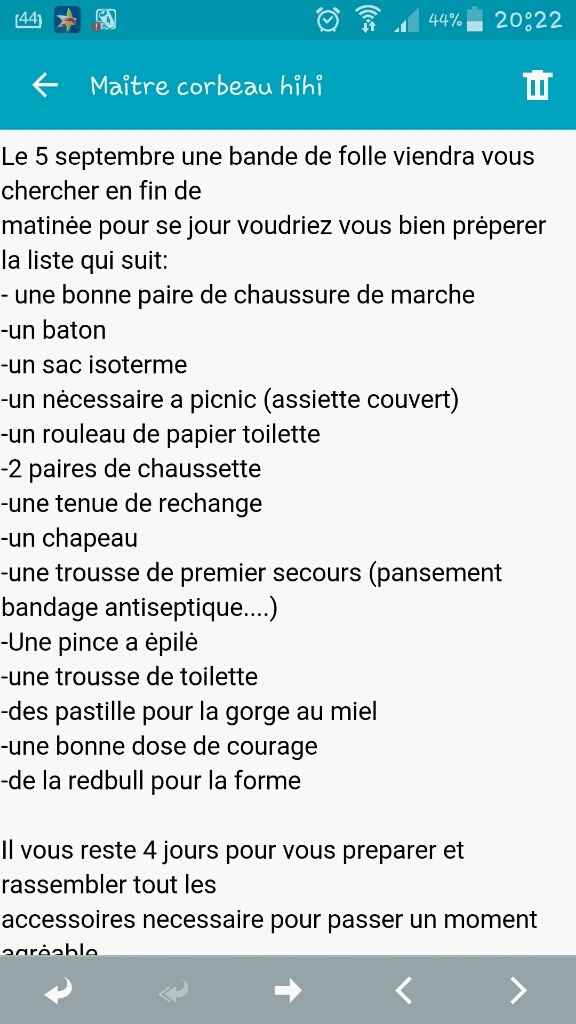 Evjf j'ai peur... - 1