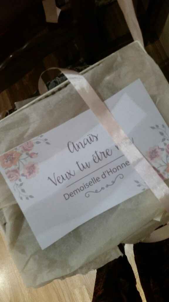 Annonce surprise demoiselle d'honneur - 1