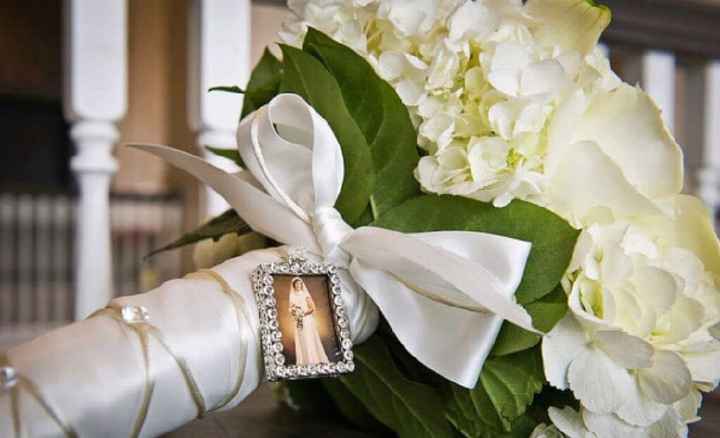 Bouquet mariee avec photo - 2