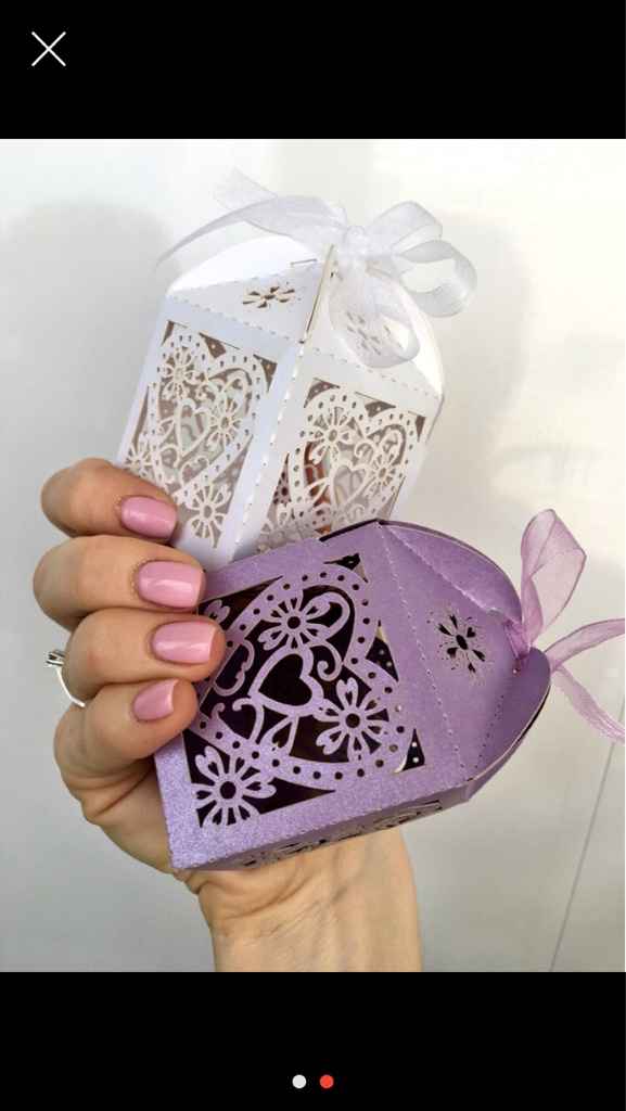 Mes contenants à dragées - 1