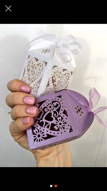 Mes contenants à dragées - 1