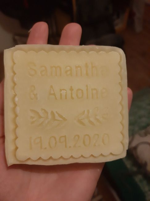 Cadeaux des invités homemade 2