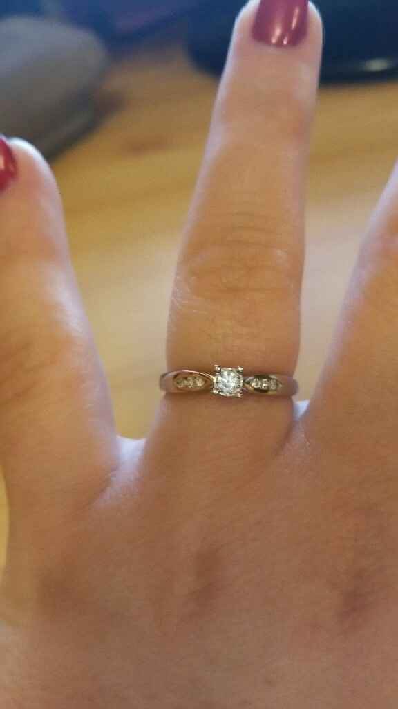 Après mes péripéties ... ma bague de fiançailles définitive! - 1