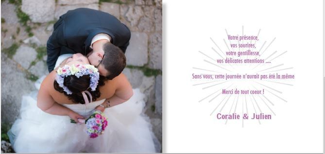 remerciement