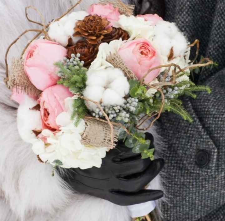 Photo bouquet champêtre chic / boheme - 1
