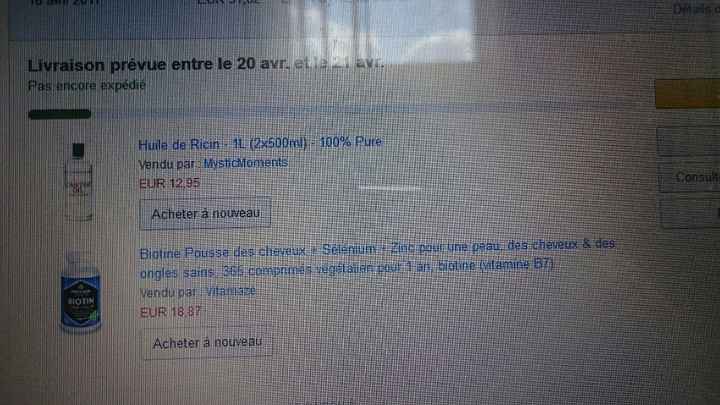 Achat soins des cheveux
